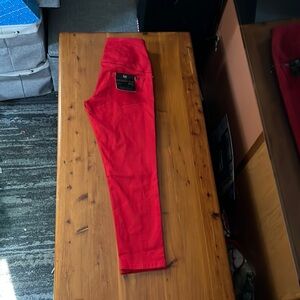Suddenly slim red skinny jeggings